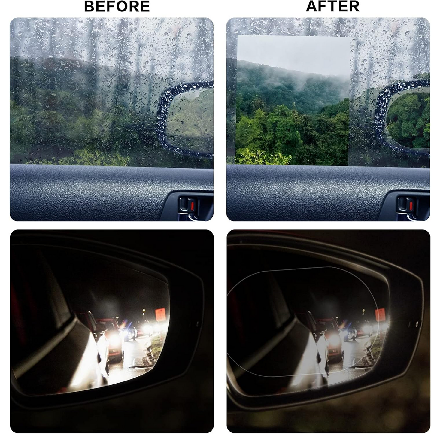 Anti Fog Car Waterproof Mirror Film