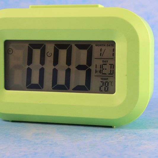 Digital Alarm Clock With Clear Display (1 Pc)