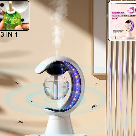 3-in-1 Led Lamp With Humidifier And Mosquito Repellent (1 Pc)