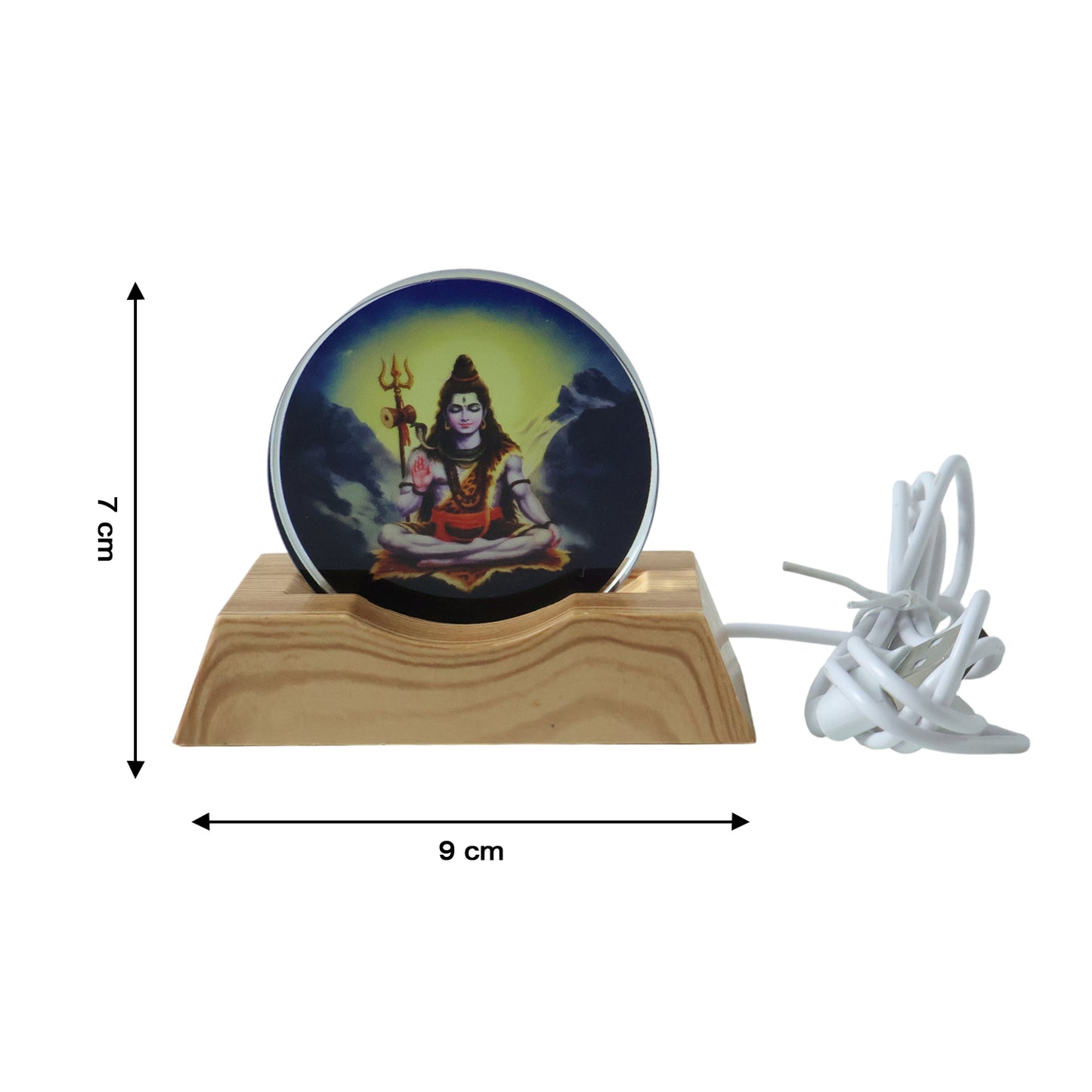 3d Creative Lord Shiva Led Night Lamp (1 Pc)