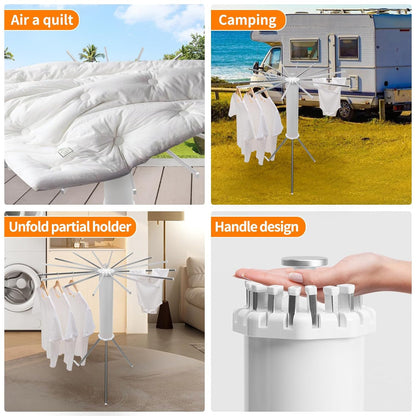 Foldable Clothes Drying Rack Stand