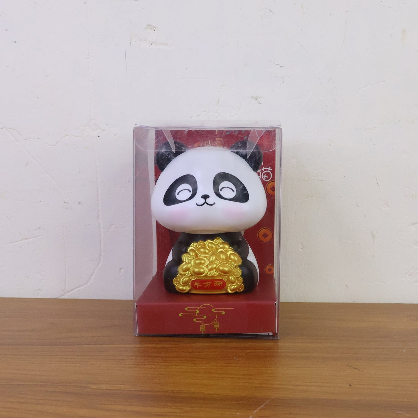 Car Solar Power Moving Head Panda