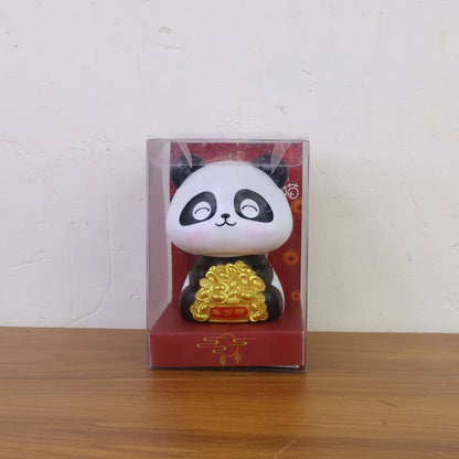 Car Solar Power Moving Head Panda