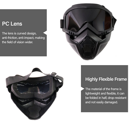 Bike Windproof Goggle Mask