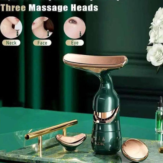 3-in-1 Eyes, Facial & Neck Rechargeable Massager