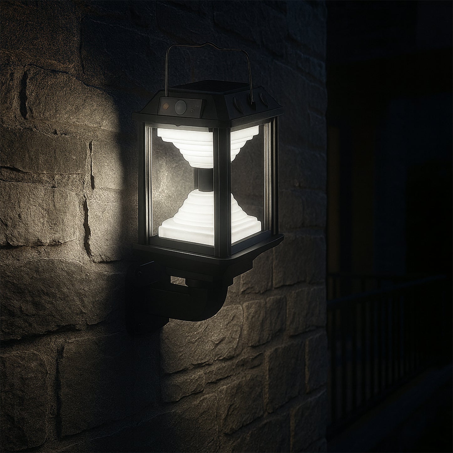 Premium Solar Induction Led Wall Lamp With Motion Sensor (1 Set)