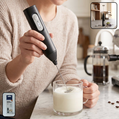 Rechargeable Milk Coffee Foam Maker