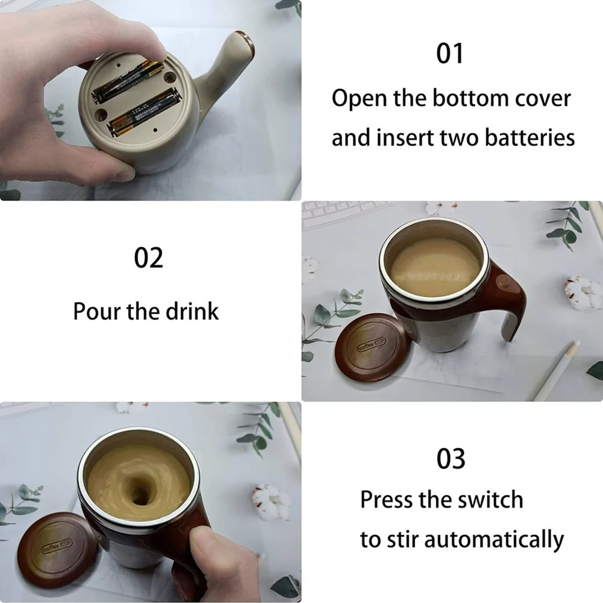 Self-Stirring Mug