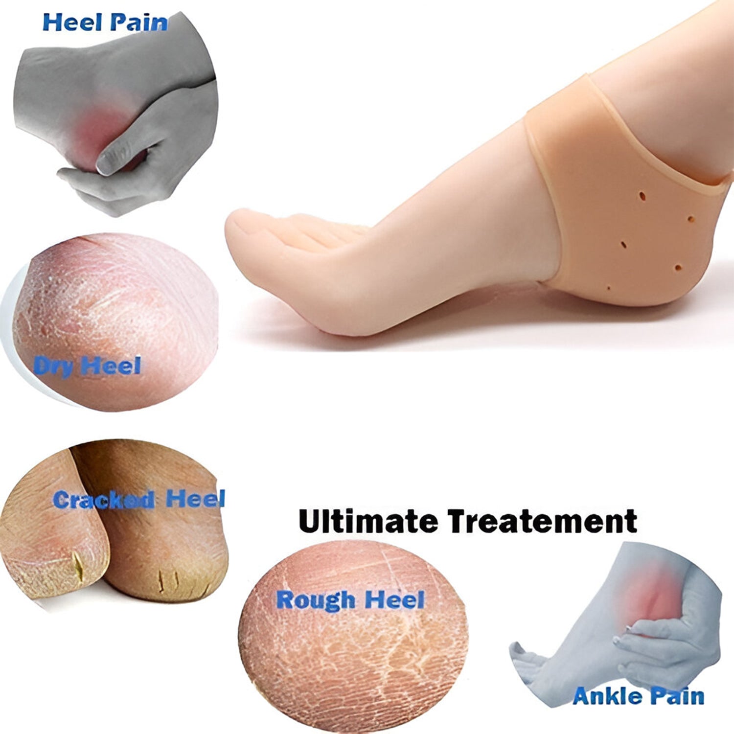 Kid Silicone Heel Protectors (1 Pair)