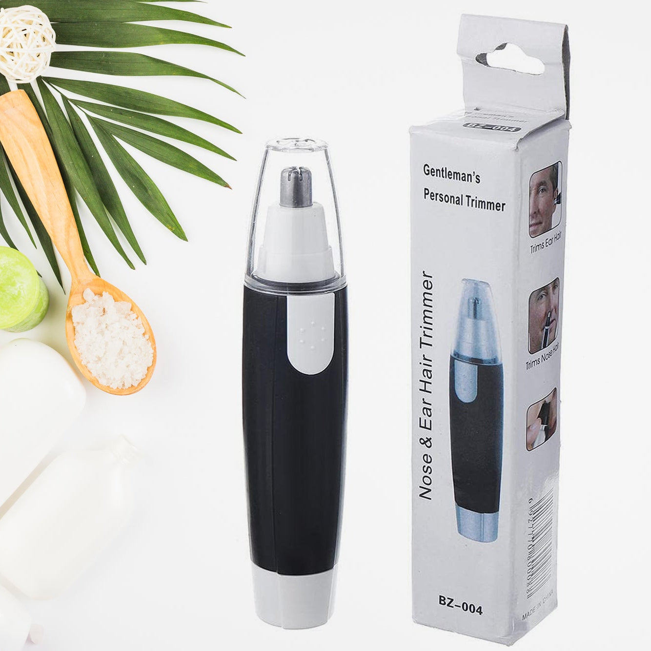 6003 Sharp New Ear And Nose Hair Trimmer Professional Heavy Duty Steel Nose Clipper Battery-operated.