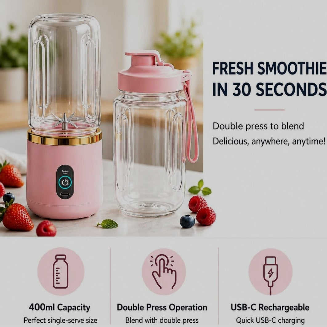 Portable Cordless USB Rechargeable Juicer