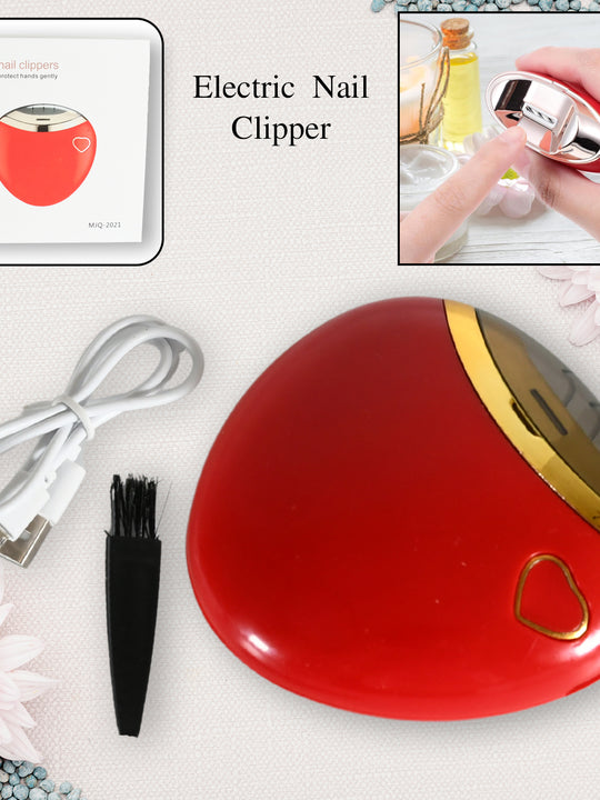 12584 Electric Manicure Automatic Nail Electric Nail Clippers Nail File Electric Nail Drill Electric Nail Cutter Cuticle Nail Grinder Safe Nail Clipper Baby Abs Pedicure Scissors