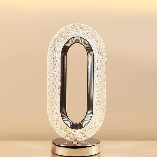 6878 Touch Control Crystal Table Desk Lamp 3-way Dimmable Light Usb Rechargeable Crystal Diamond Table Lamp Exquisite Night Stand Light Lamp Beside Lamp For Bedroom Living Room Decorative Desk Lamp